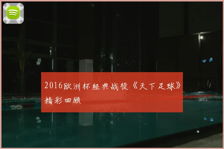 2016欧洲杯经典战役《天下足球》精彩回顾