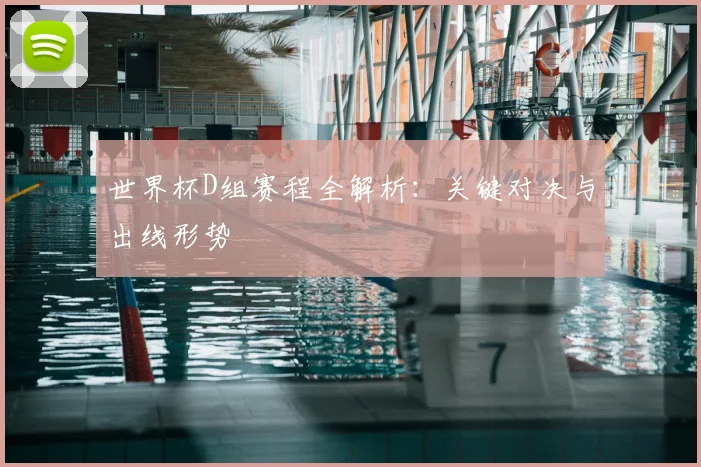 世界杯D组赛程全解析:关键对决与出线形势